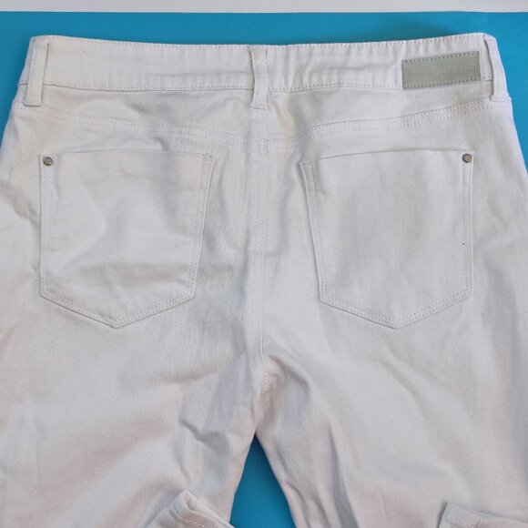 DKNY Jeans SOHO Skinny white women's size 8 - Picture 4 of 15